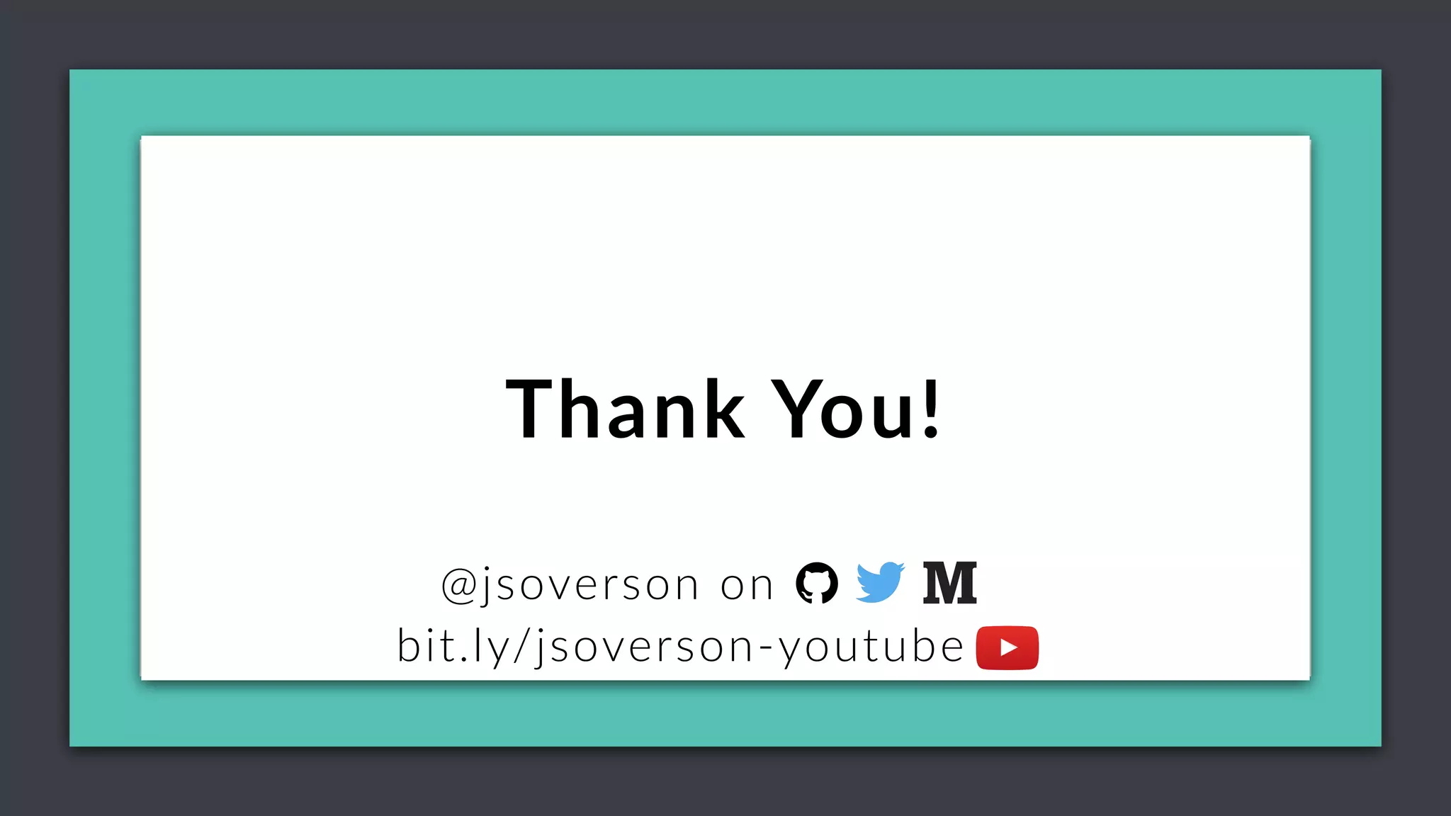 Jarrod Overson - BSidesPDX
Why are imitation attacks such a problem?Thank You!
@jsoverson on
bit.ly/jsoverson-youtube
 