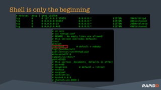 Shell is only the beginning
 