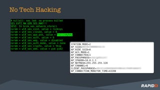 No Tech Hacking
 