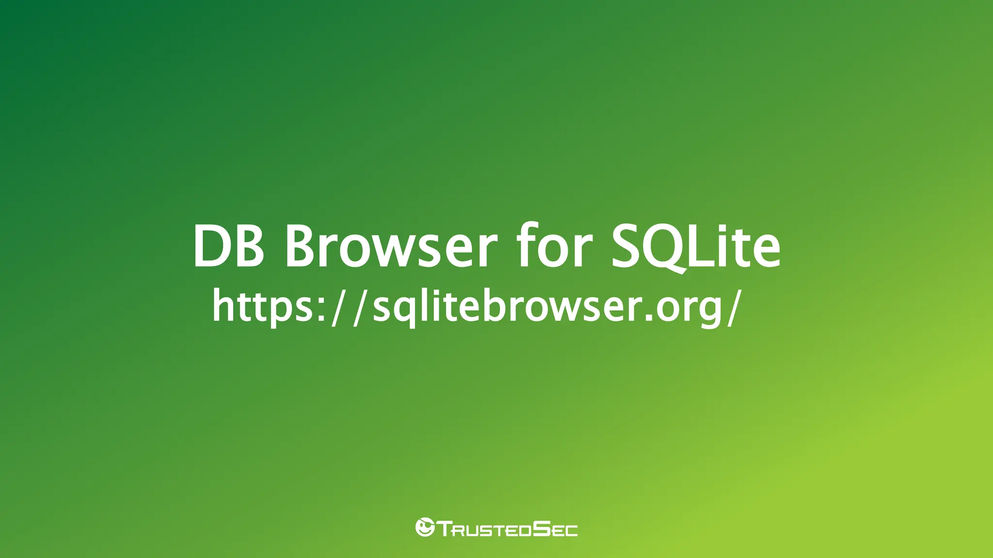 DB Browser for SQLite
https://sqlitebrowser.org/
 