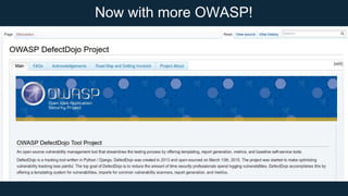 Now with more OWASP!
 