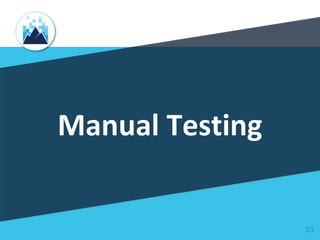 Manual Testing
23
 