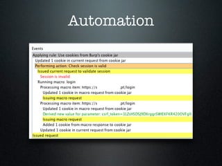 Automation
 