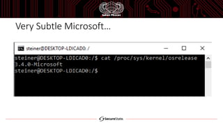 Very Subtle Microsoft…
 