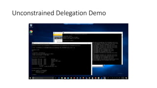 Unconstrained Delegation Demo
 