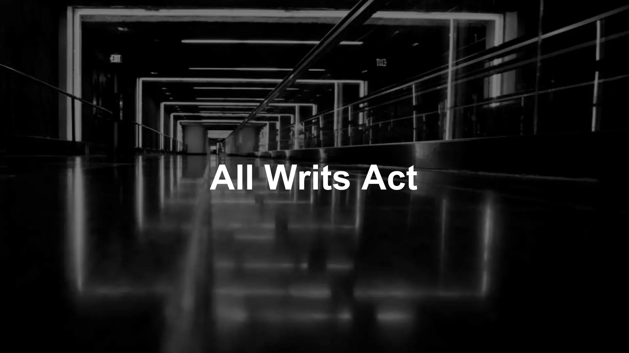All Writs Act
 