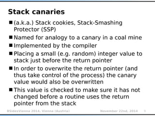 Stack Canary Value Smashing the Buffer | PDF