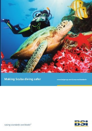 Making Scuba diving safer www.bsigroup.com/ConsumerStandards
raising standards worldwide™
 