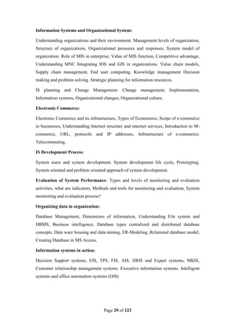 Bs information technology | PDF