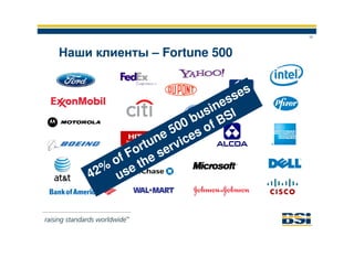 Обзор деятельности и услуг