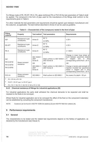 Iso/Tr 10358:2024 _ ISO/TR 10358:2021 塑料管材和管件 综合抗化学性能分类表 标准 – RPWXV