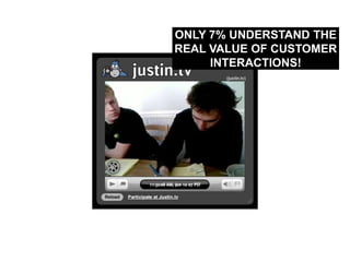 ONLY 7% UNDERSTAND THE REAL VALUE OF CUSTOMER INTERACTIONS!<br />