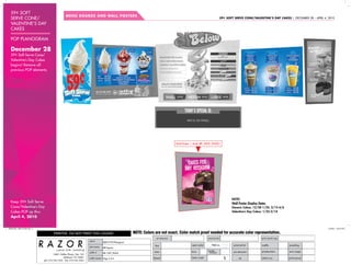 Baskin-Robbins Planogram | PDF