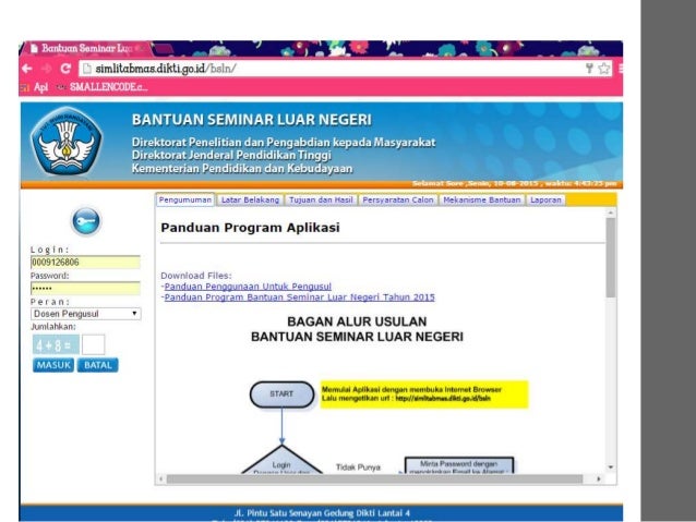 Bantuan seminar luar negeri