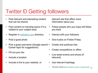 Twitter – Getting followers 15 
