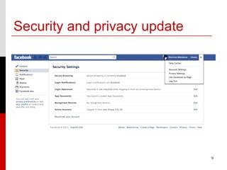 Security and privacy update 9 