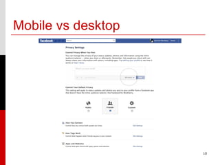Mobile vs desktop 10 