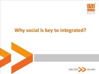 Why social is key to integrated?
 