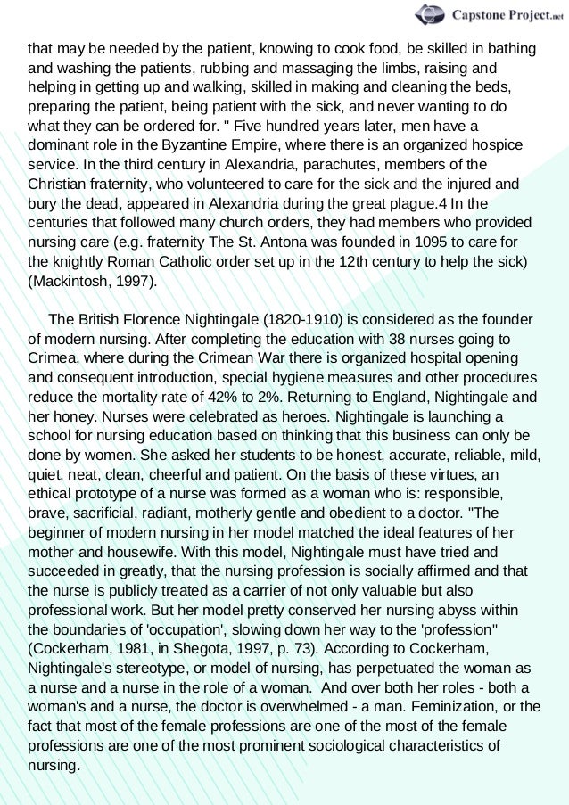 Bsn capstone project examples picture