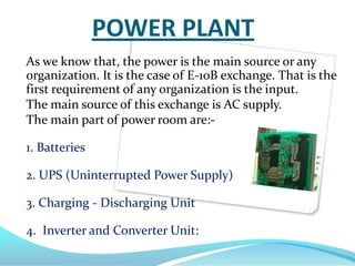 Main Distribution Frame (MDF) RoomMDF