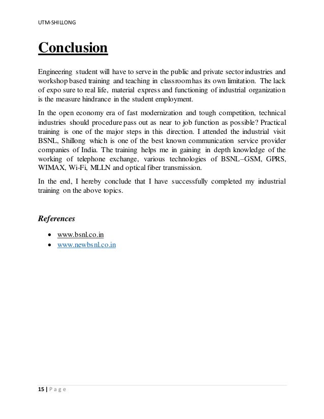 Conclusion about engineering image