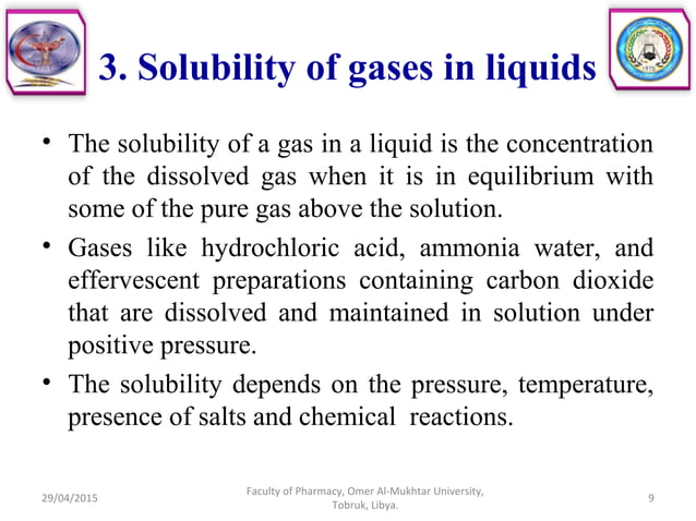 Solutions and their properties | PPT | Chemistry | Science