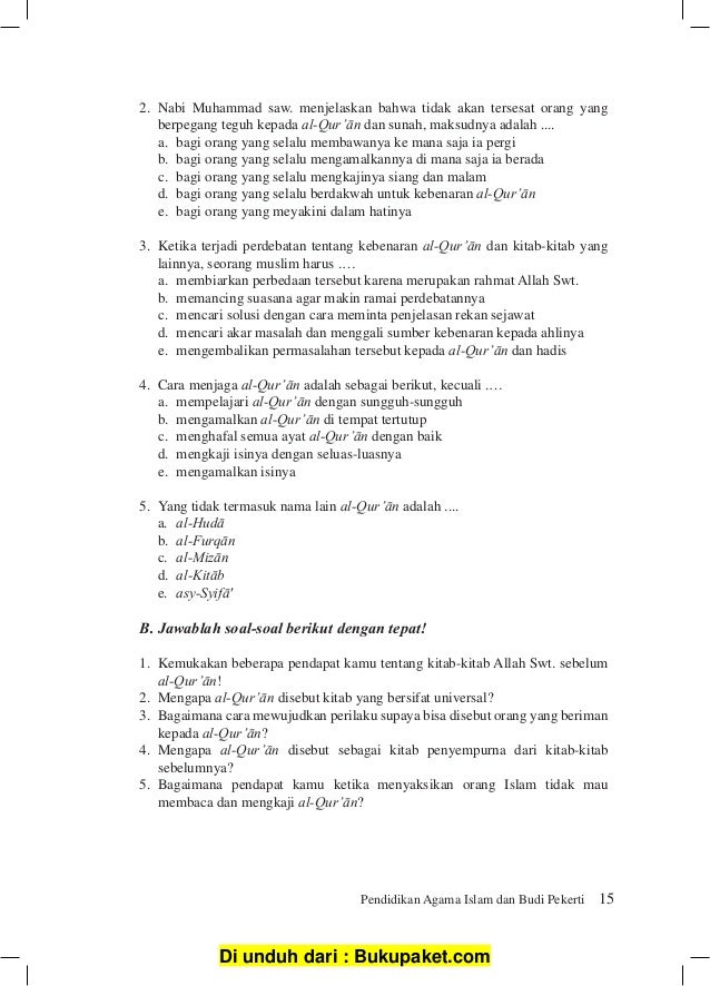 Buku Agama Islam Kelas 11 Xi Kurikulum 13