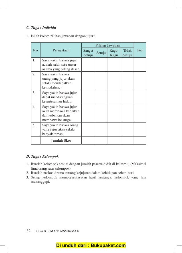 Buku Agama Islam Kelas 11 Xi Kurikulum 13