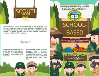 School-Based BSP/GSP Scouting Program for Youth Development and ...