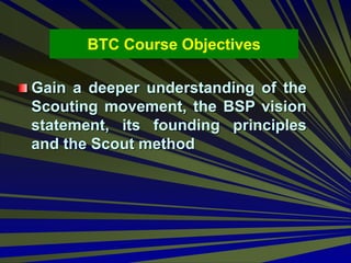 BSP Basic Training Course Troop-Outfit.ppt