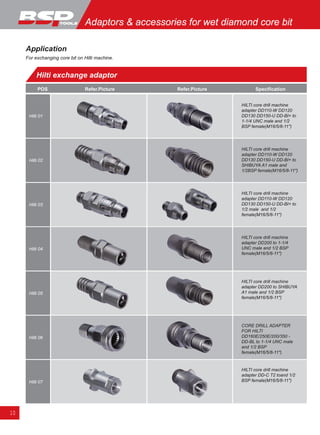Diamond core bit set catalog from diamond core bit manufacturer ...