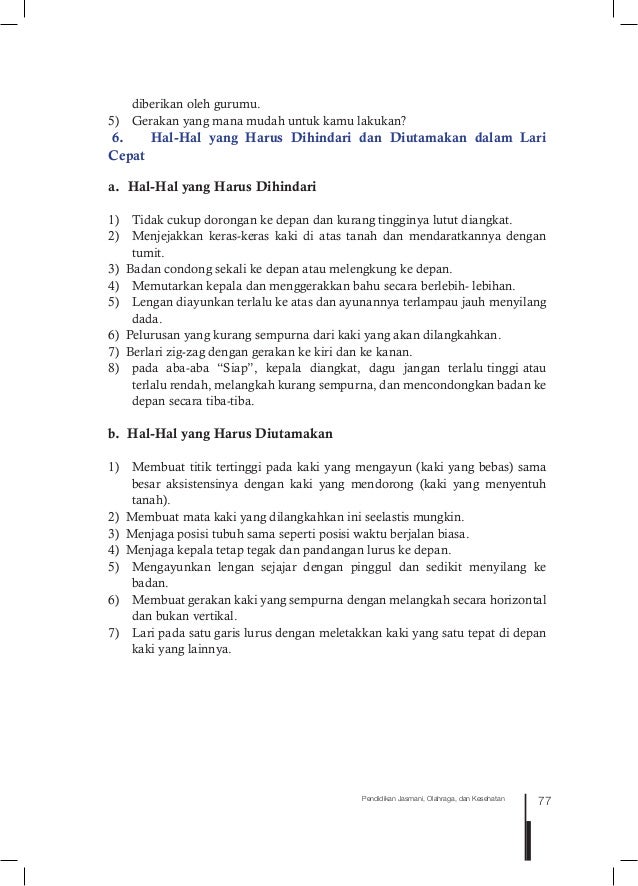 Buku Siswa Pjok Kelas Vii Smp Kurikulum 2013