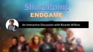 An Interactive Discussion with Ricardo Wilkins
 