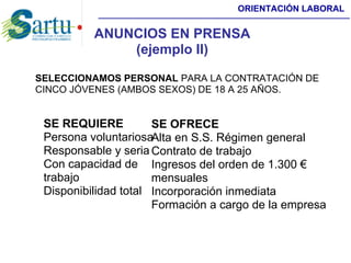 Búsqueda de empleo