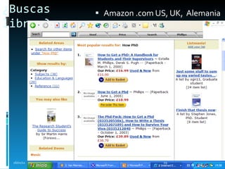 ¿Buscas libros? Amazon .com US, UK,  Alemania 16/01/11 