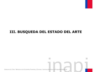 III. BUSQUEDA DEL ESTADO DEL ARTE
 