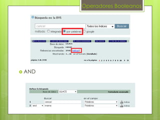 Operadores Booleanos
 AND
 