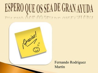 Fernando Rodríguez
Martín
 