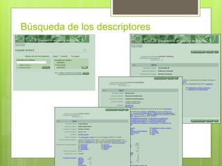 Búsqueda de los descriptores
 