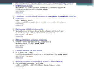 Búsqueda en la base de datos de PubMed