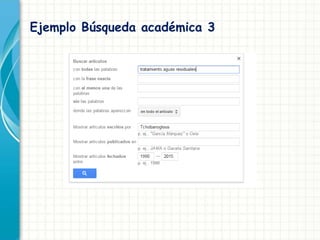 Ejemplo Búsqueda académica 3
 