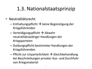 StaatsgewaltIst definiert als Staatshoheit über die Menschen im betreffenden Land. Dem Staat kommt ein Gewaltmonopol zu. Diese Staatshoheit wird von keiner anderen Macht abgeleitet und kann mit dem Begriff „Souveränität“ beschrieben werden. 
