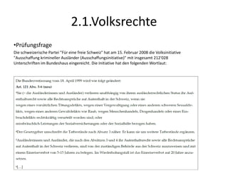 Volksinitiative (Art. 138 ff. BV und 68 ff. BPR)