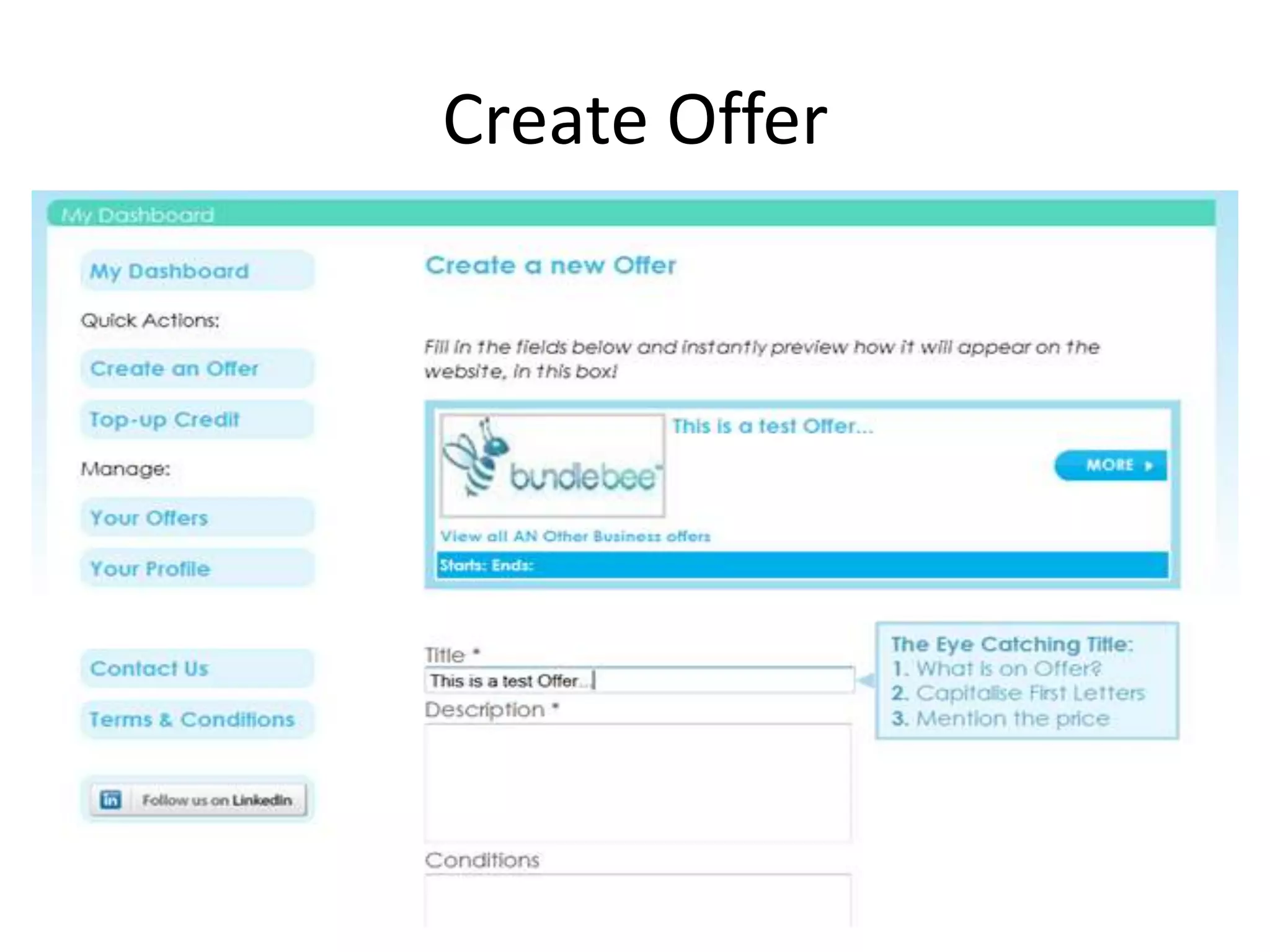 Bundlebee Offer Creation | PPTX