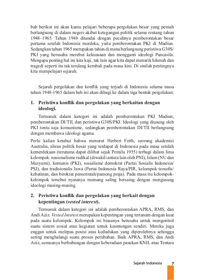 Buku Sejarah Indonesia Kelas XII K13 Semester 1