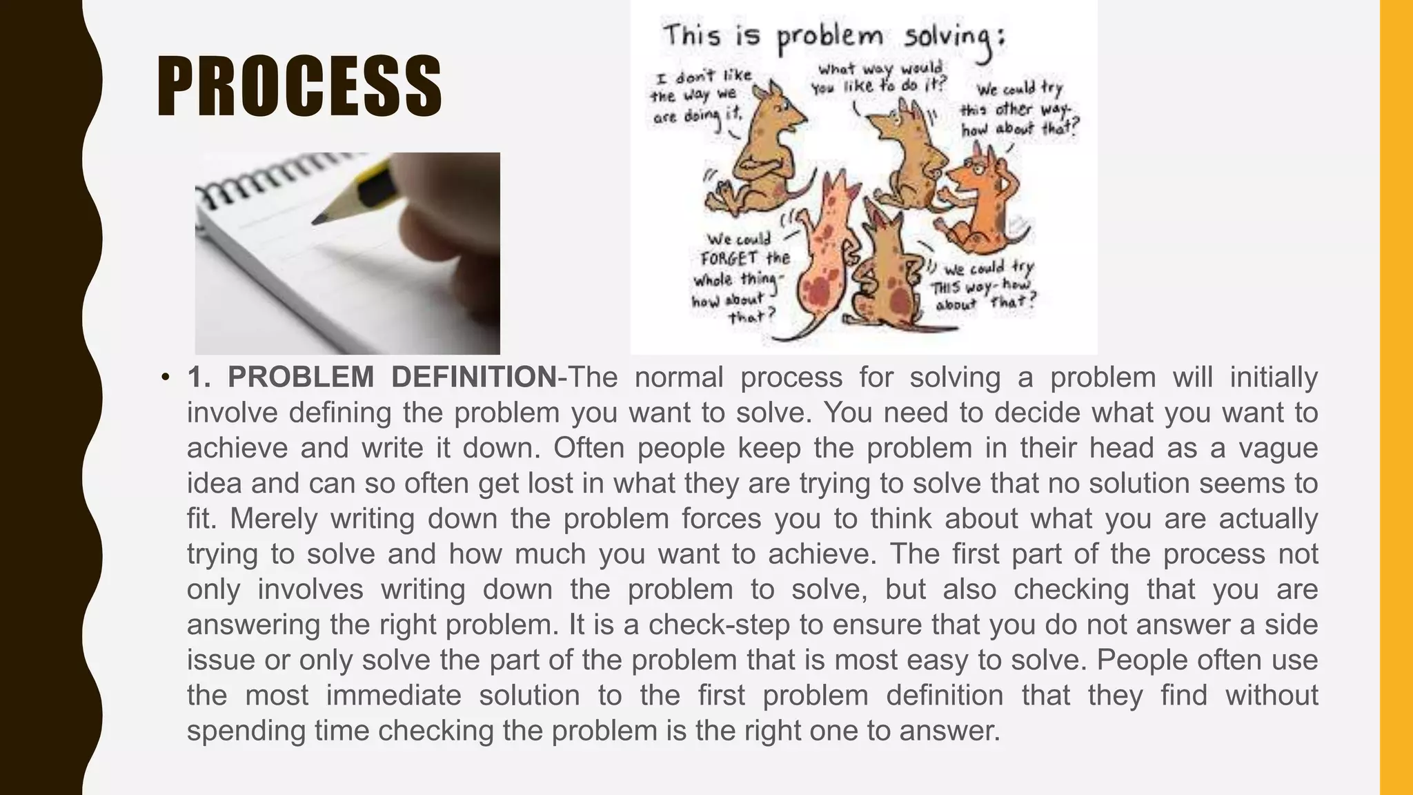 Problem Solving Process | PPTX | Education