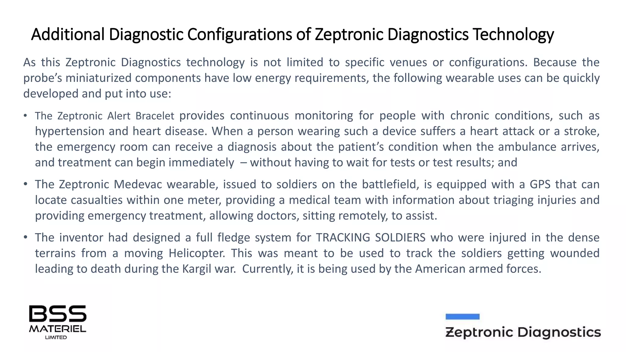 BSS_M  KMZ Presentation - A Gamechanger in Medical Diagnostics 
