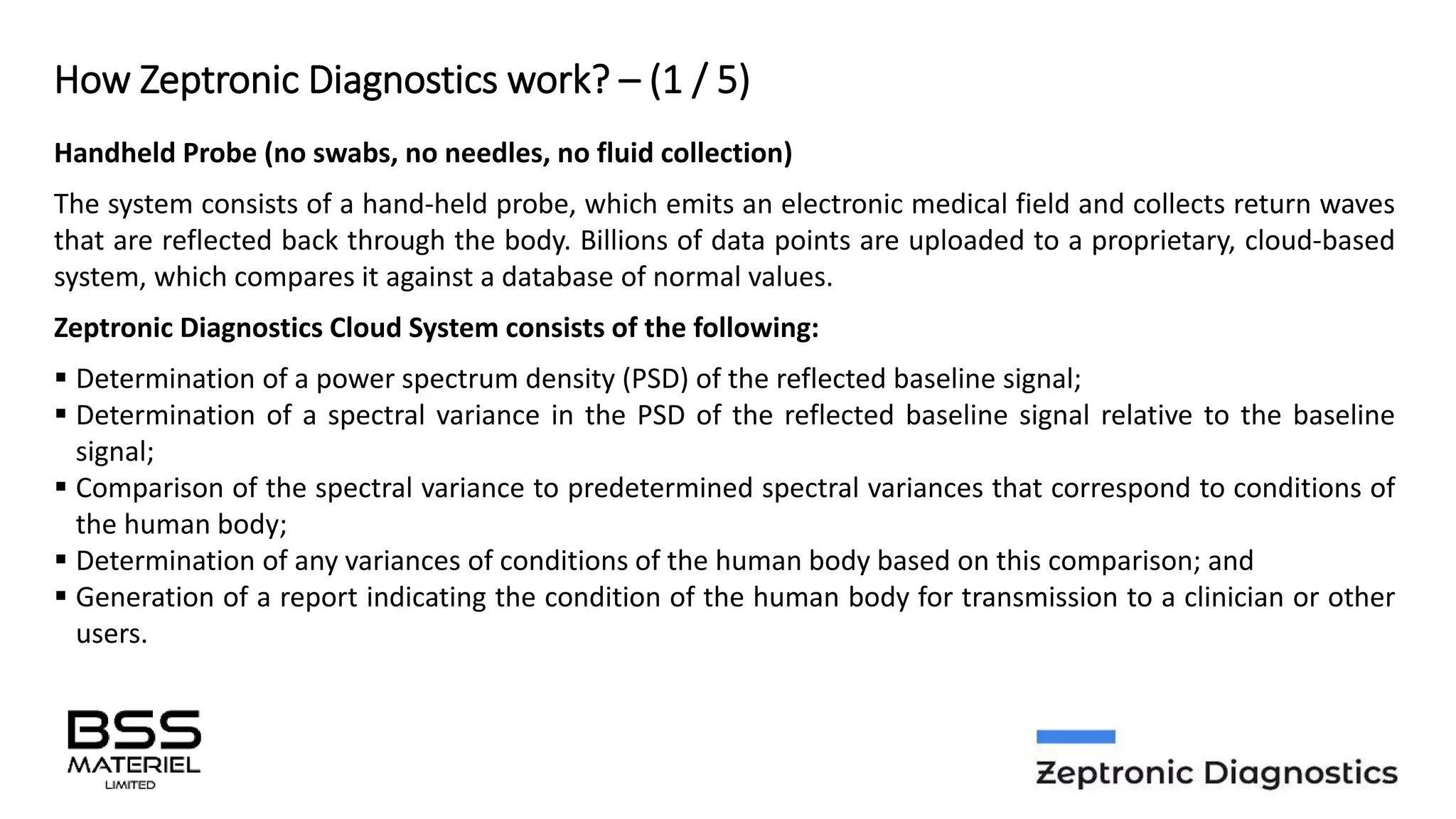 BSS_M  KMZ Presentation - A Gamechanger in Medical Diagnostics 