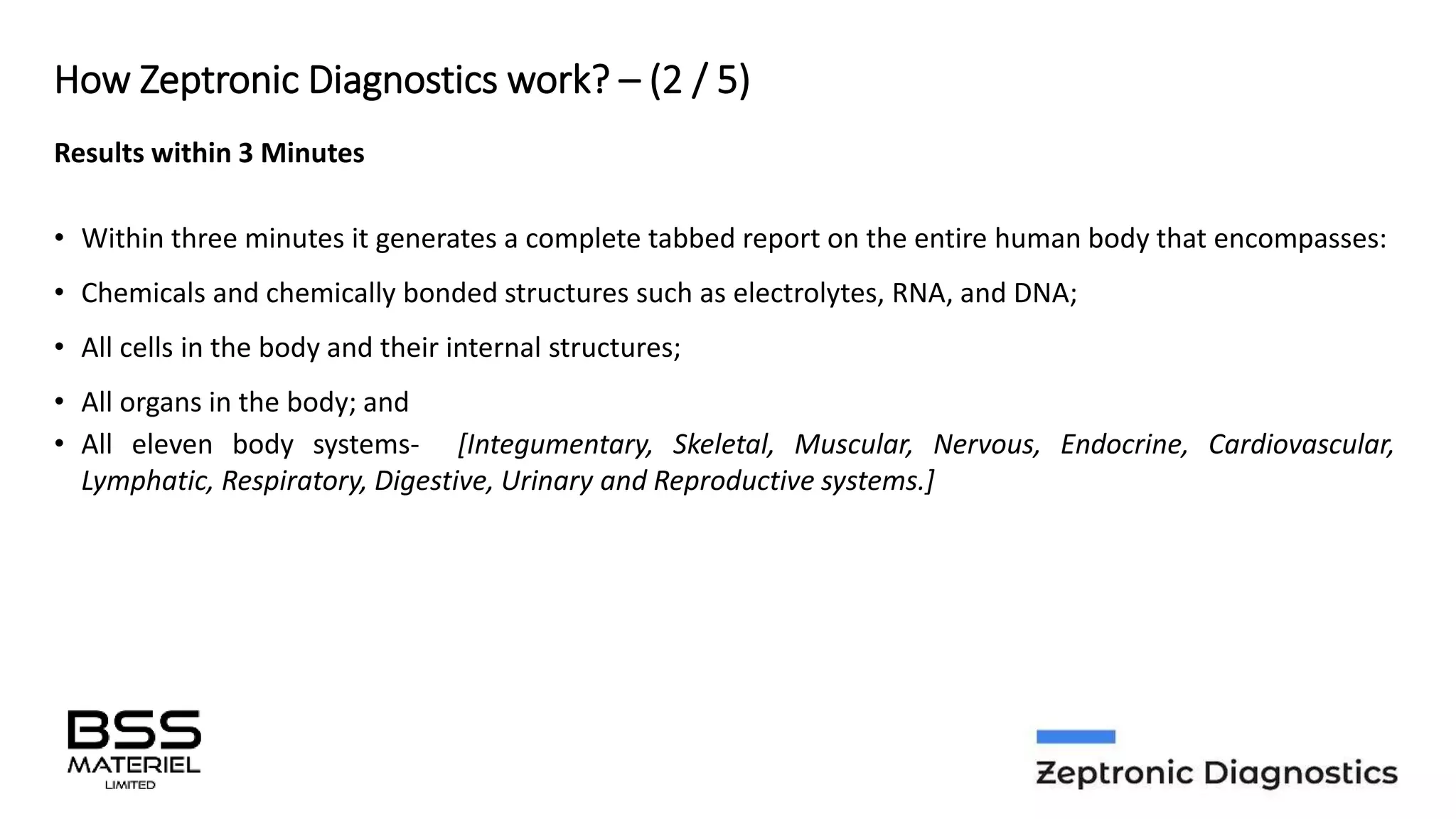 BSS_M  KMZ Presentation - A Gamechanger in Medical Diagnostics 