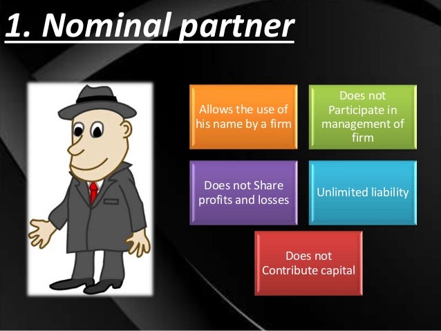A Partner Who Is Not Actually Involved In The Partnership sole proprietorship and partnership